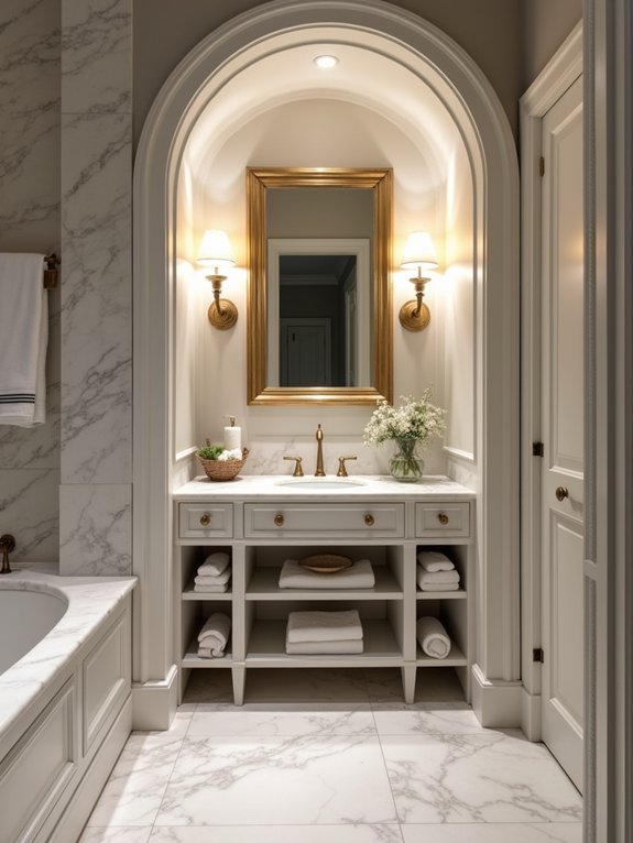 elegant arch nook design
