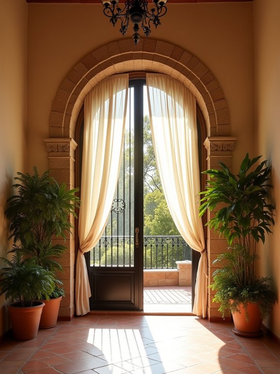 elegant arched architectural features