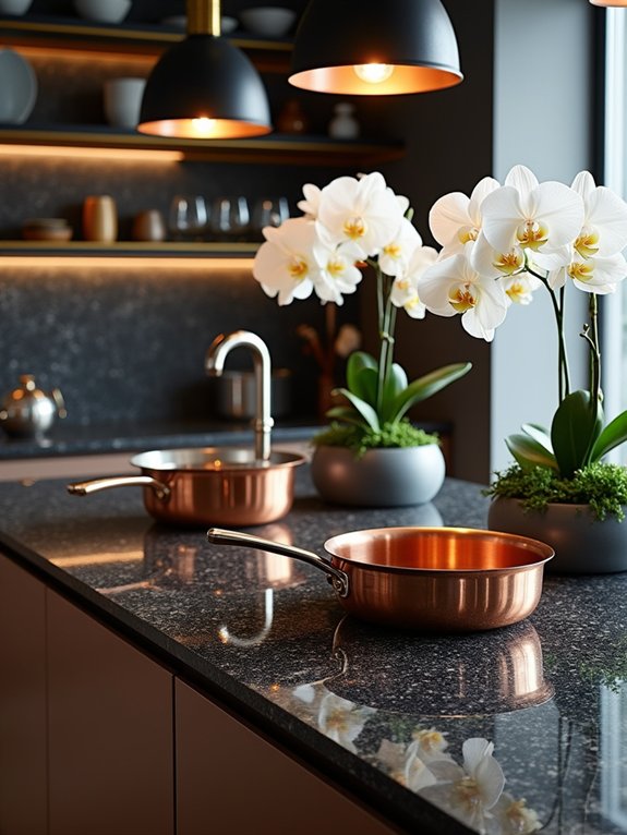 elegant black granite beauty