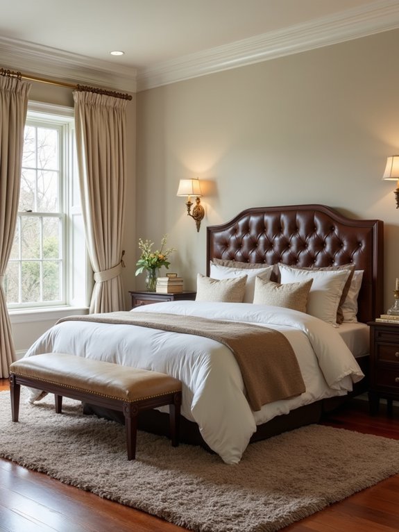 elegant brown and cream