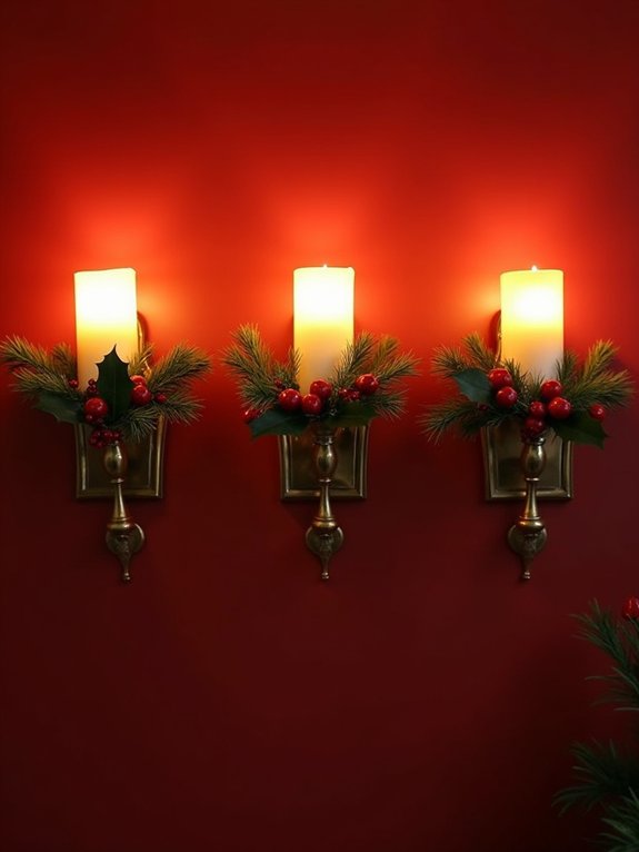 elegant candlestick wall sconces