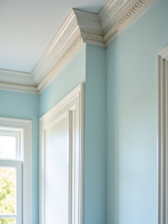 elegant colonial crown molding