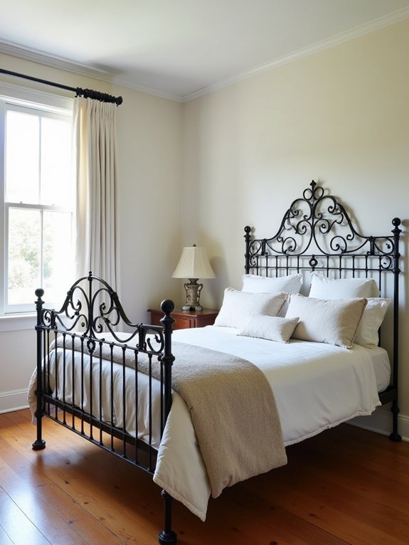 elegant cottage bedroom centerpiece