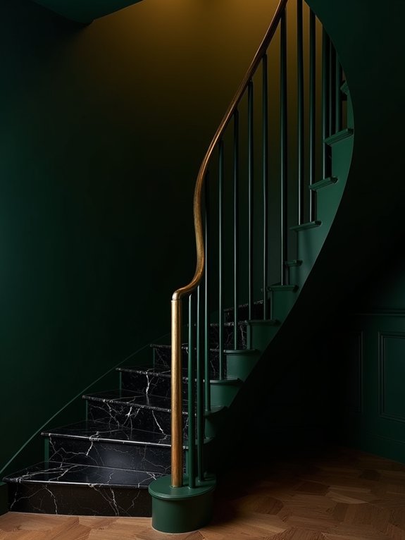 elegant deep forest green