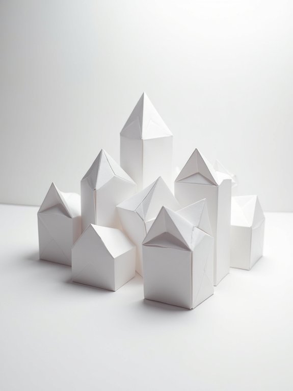 elegant folded note art