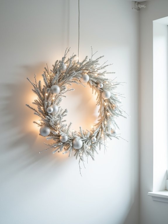 elegant glass wire garland