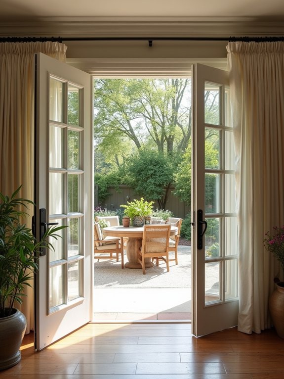 elegant indoor outdoor transition