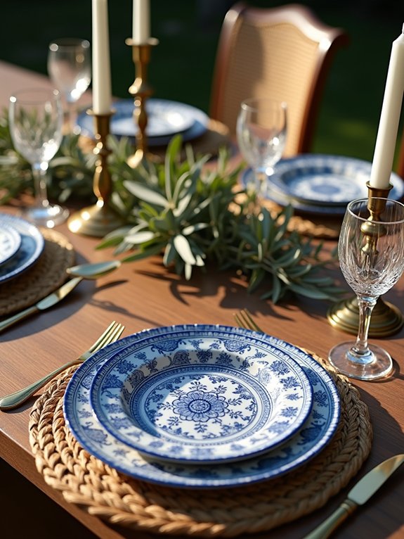 elegant italian table setting