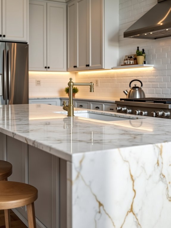 elegant marble with gold