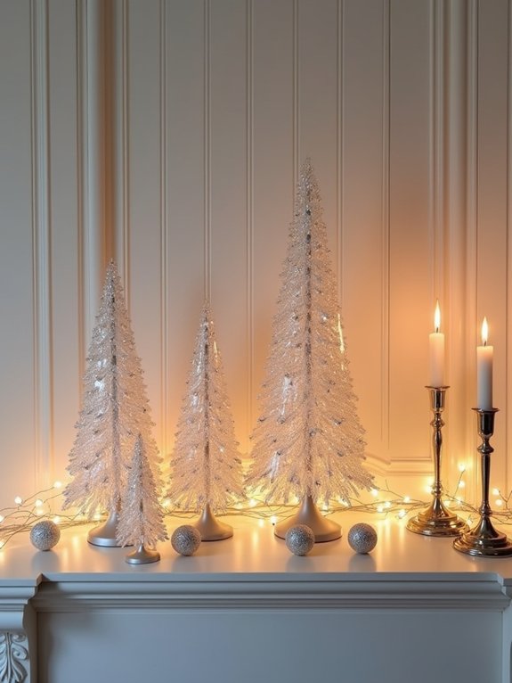 elegant mercury glass accents