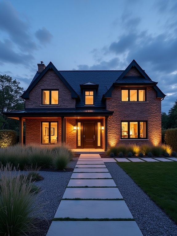 elegant minimalist landscape design