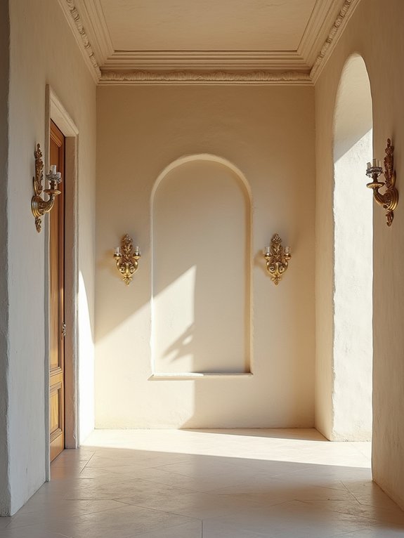 elegant multi layered wall finishes
