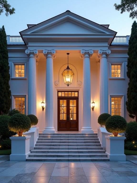 elegant portico column designs