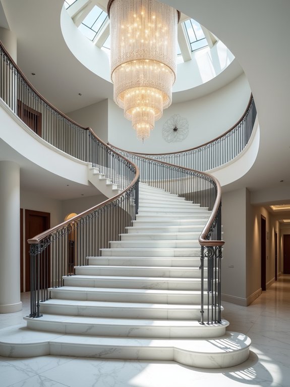 elegant spiral staircase designs
