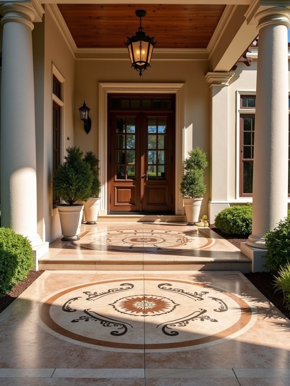 elegant stamped concrete patterns