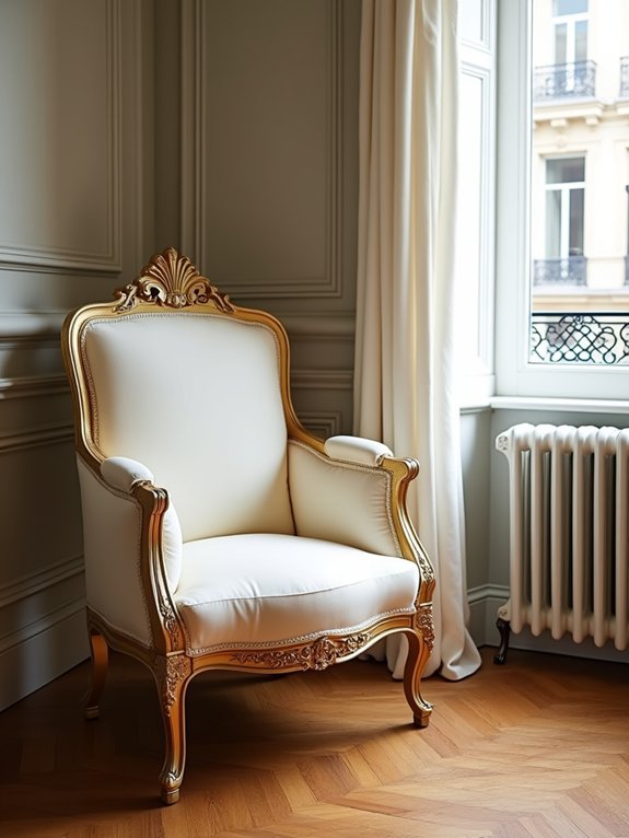 elegant timeless french seating