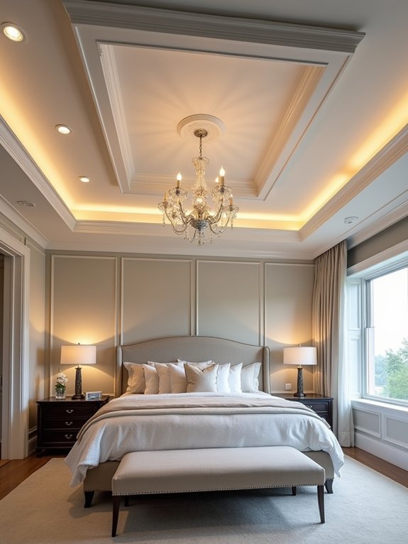 elegant tray ceiling designs