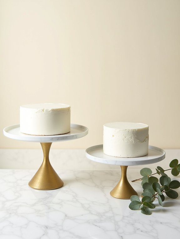 elegant white and gold