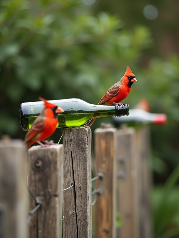 elegant wine bottle feeders