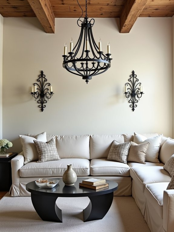 elegant wrought iron decor