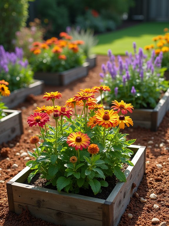 elevated flower garden benefits