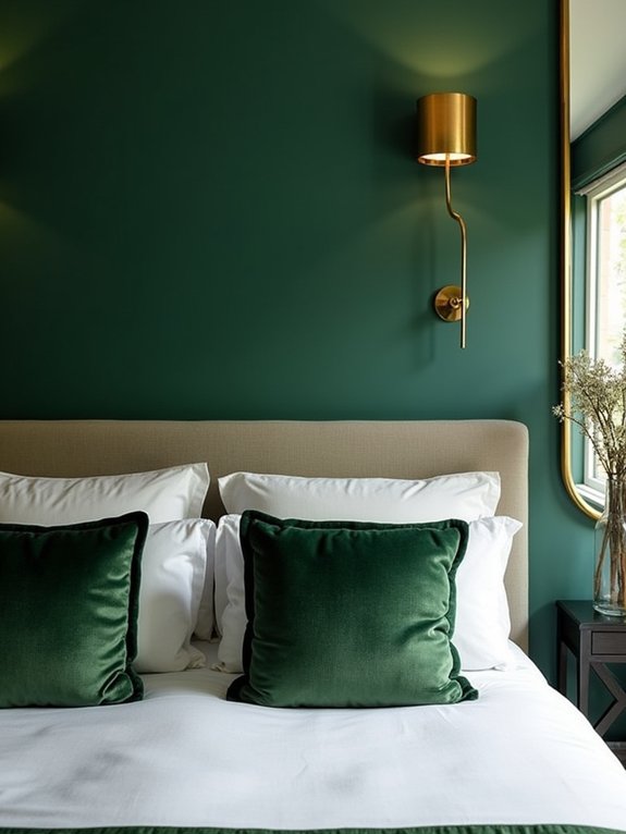 emerald green and gold elegance