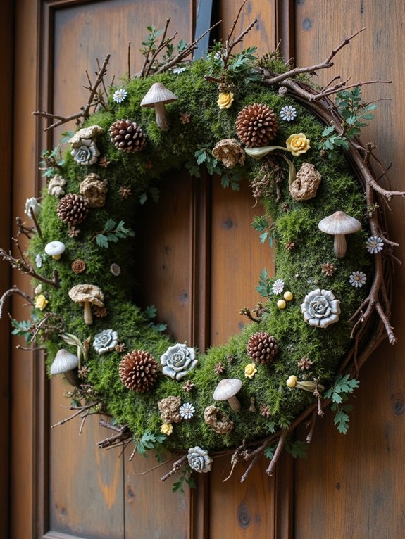 enchanted forest door wreath
