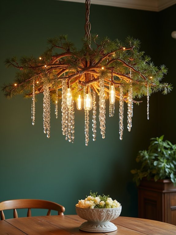 enchanted forest inspired lighting decor