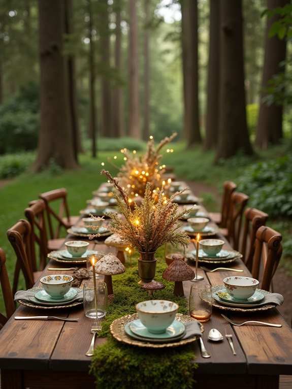 enchanted garden party decor
