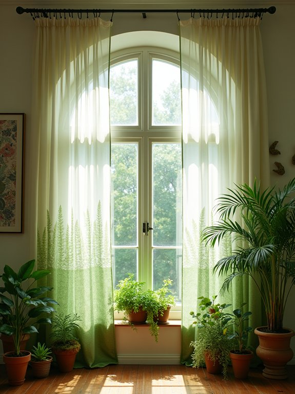 enchanting botanical window decor