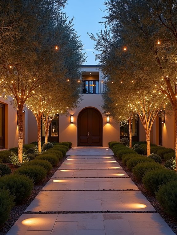enchanting courtyard lighting solutions
