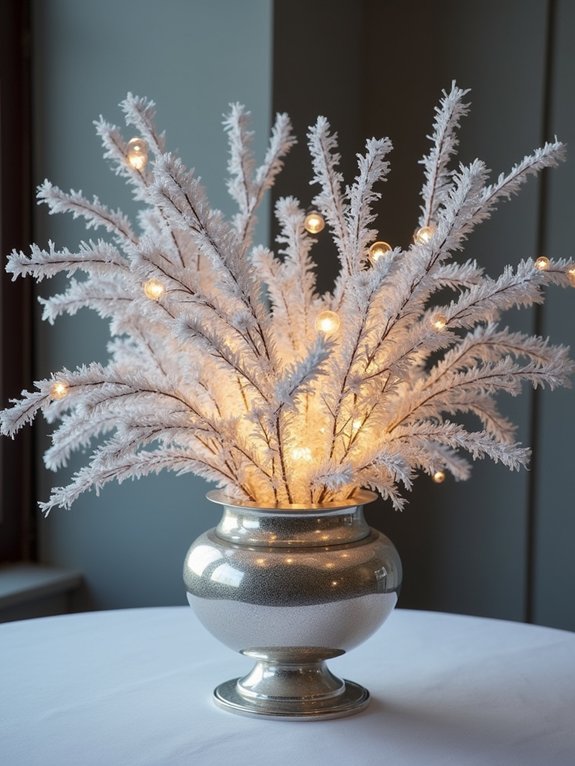 enchanting crystal ice centerpiece