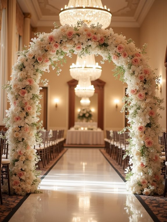 enchanting floral archway designs