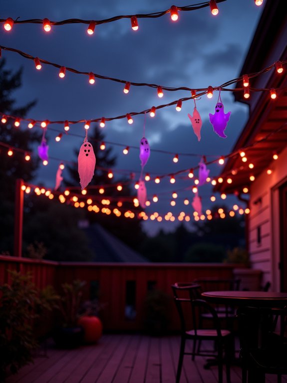 enchanting halloween patio lights