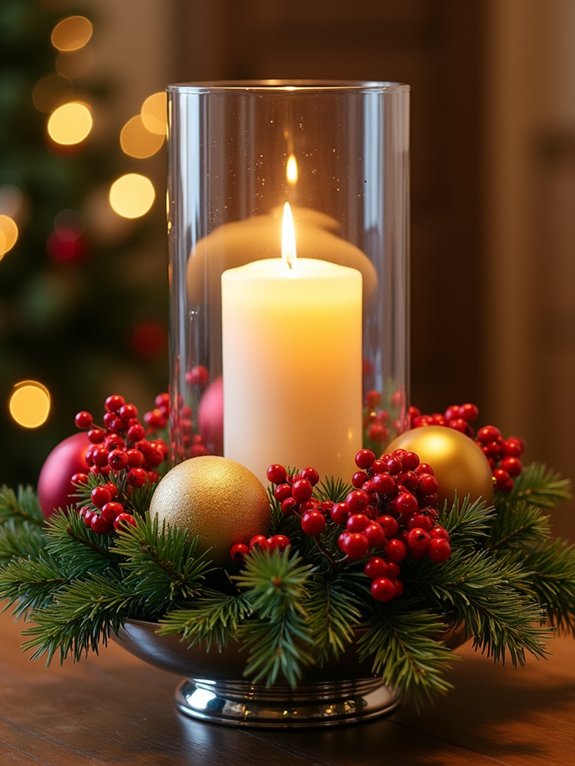enchanting holiday table centerpiece