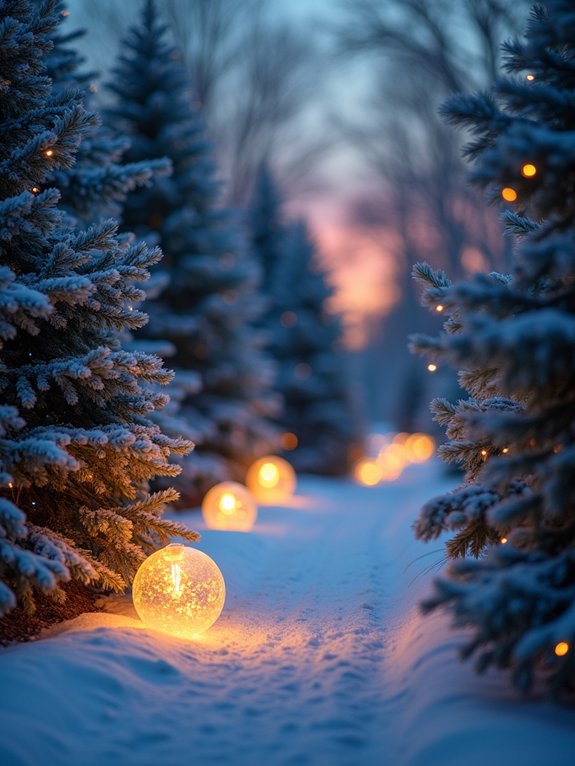 enchanting illuminated garden orbs