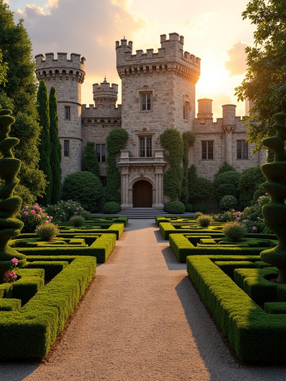 enchanting medieval garden features