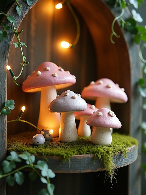 enchanting mushroom d cor accents