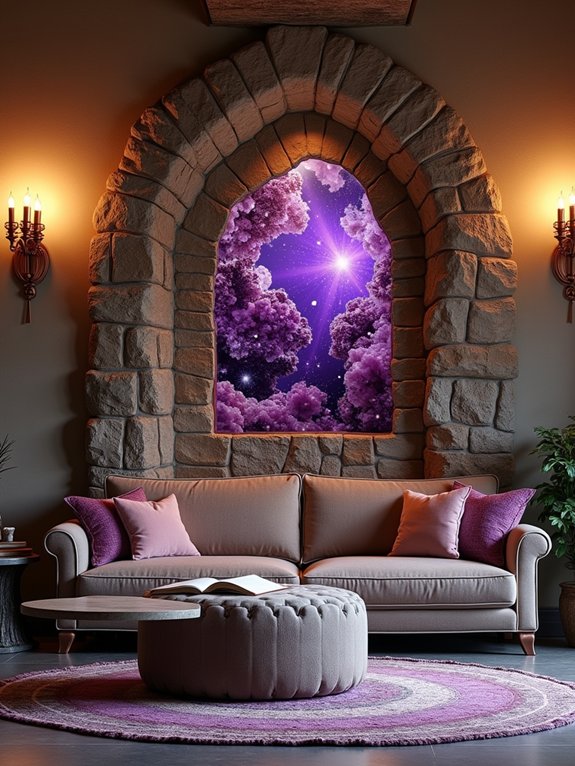 enchanting stone and crystal accents