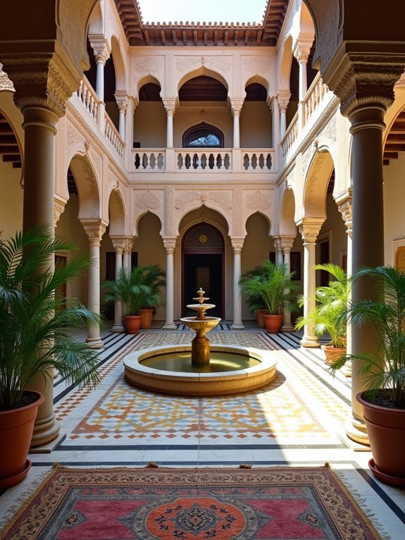 enchanting traditional indian courtyards