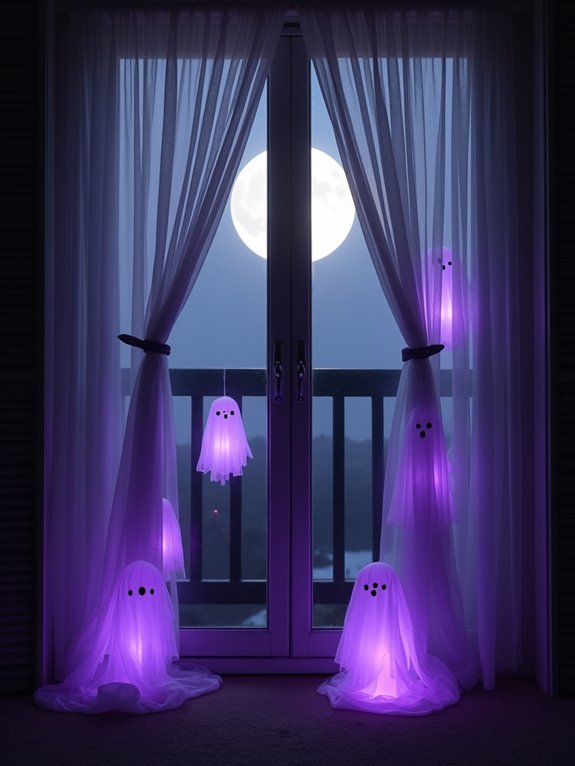ethereal halloween balcony decor
