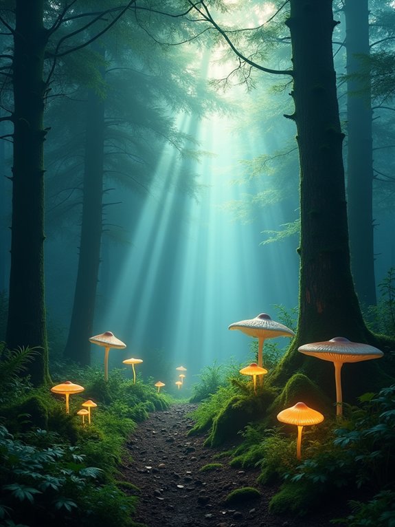 ethereal woodland wallpaper murals