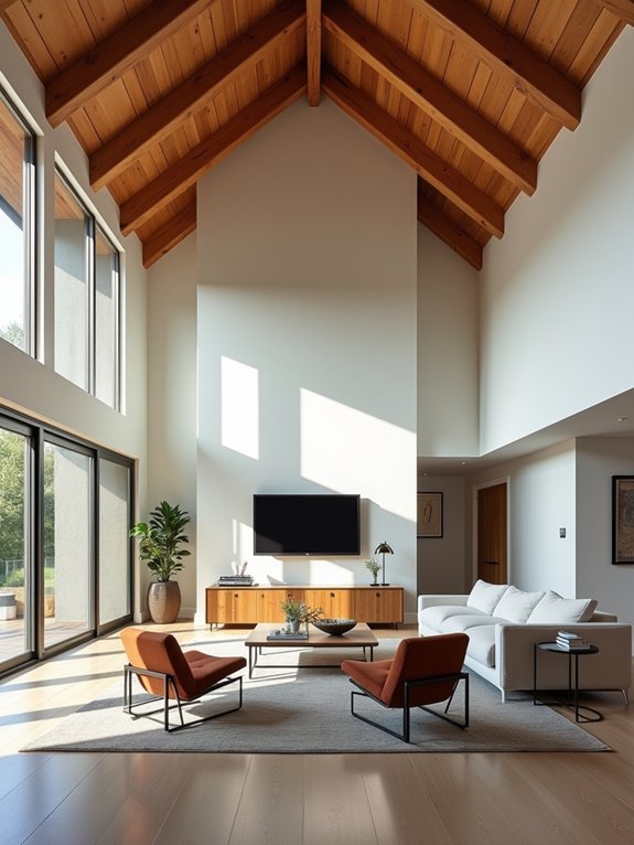 exposed beams rustic elegance