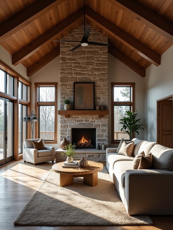 exposed wooden beam charm