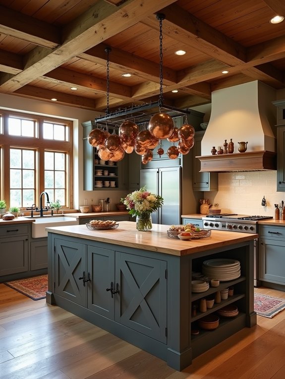 farmhouse kitchen with charm