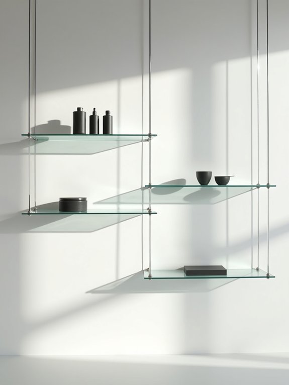 floating displays with illumination