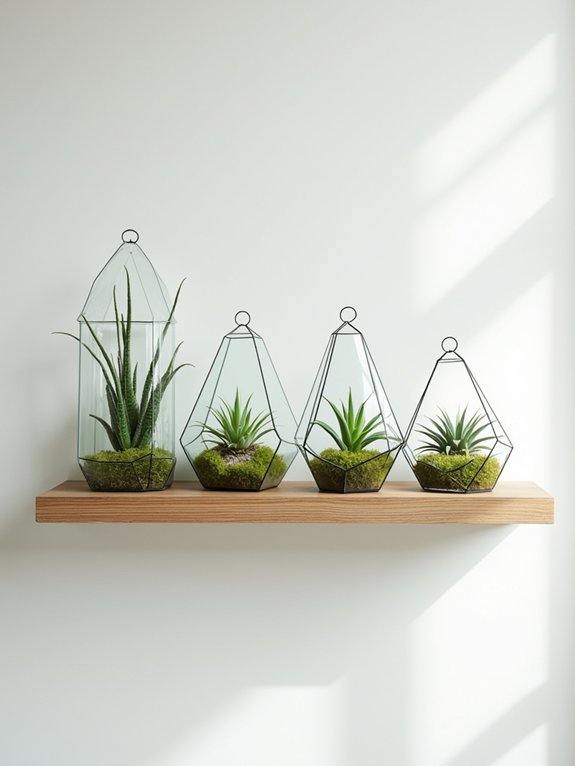 floating notes garden display