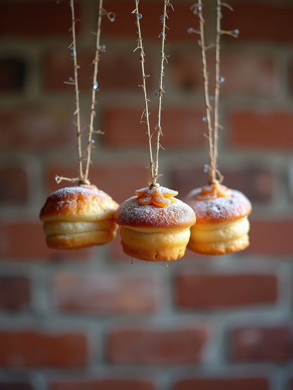 floating pastry display design