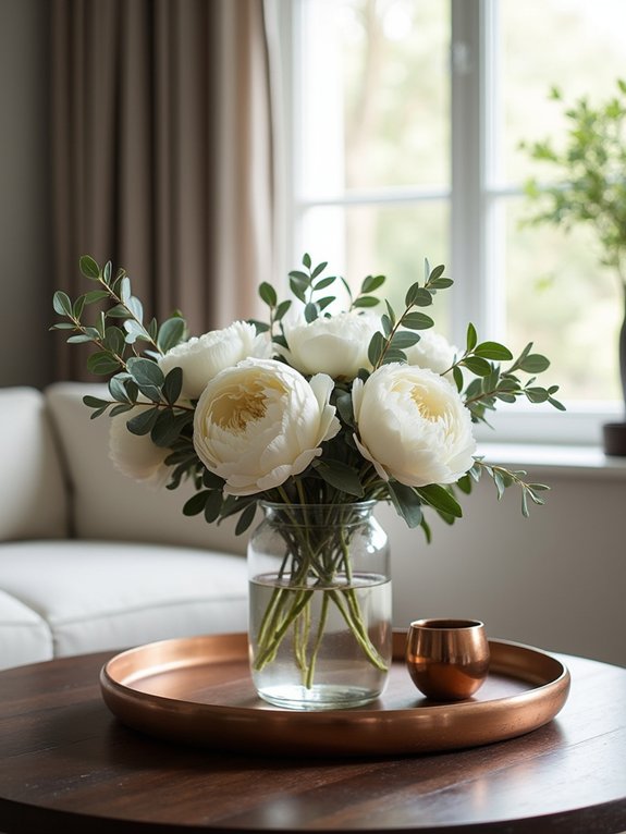 floral displays for coffee tables