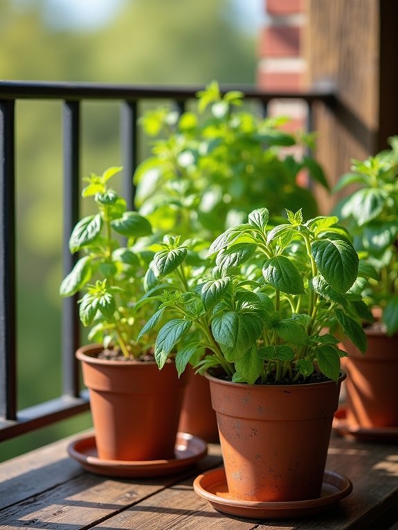 fragrant culinary herb garden